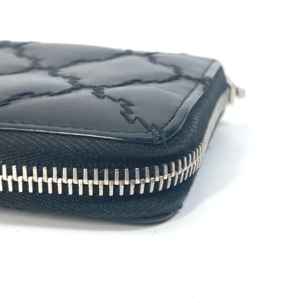CHANEL Black Lambskin Leather Logo Wallet - Picture 3 of 16